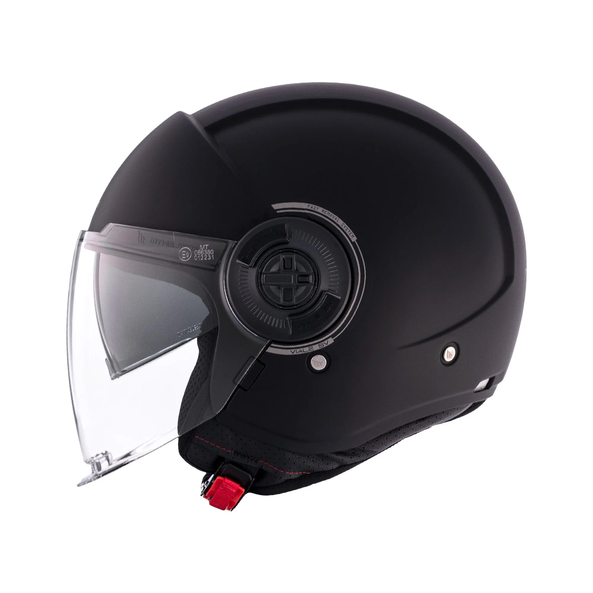 MT Viale S Plain Helmet - Matt Black