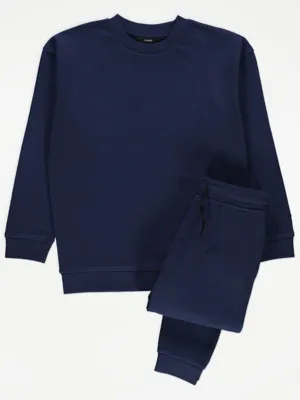 Navy Un-Limited Division Sweatshirt and Joggers Set | Kids | George at ASDA