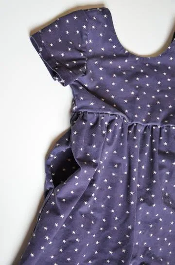 Ollie Jay Classic Romper - Navy Stars