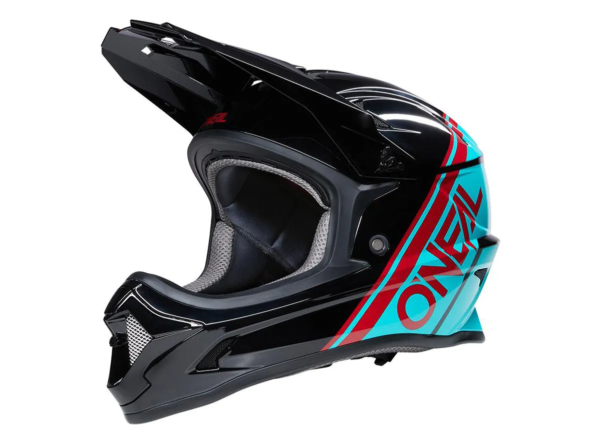 O'Neal Sonus Split Full Face Helmet - Black-Teal