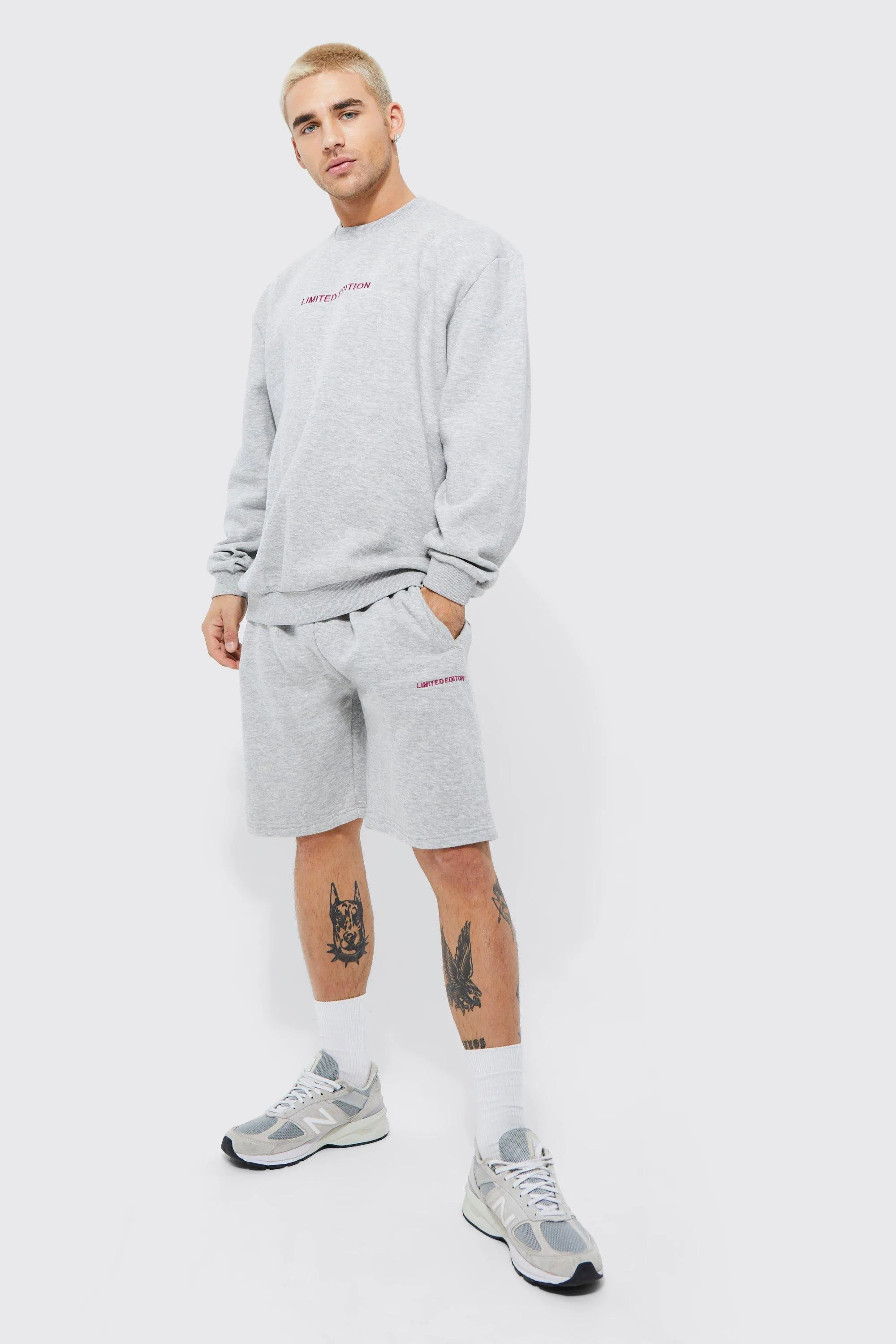 Oversized Limited Sweatshirt Short Tracksuit