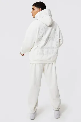 Oversized Ofcl Man 3d Embroidery Tracksuit