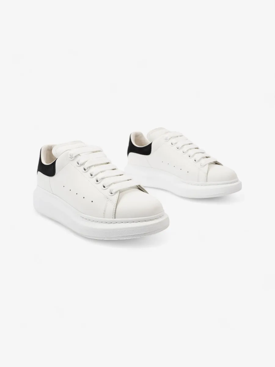 Oversized Sneakers White / Black Leather EU 39 UK 6