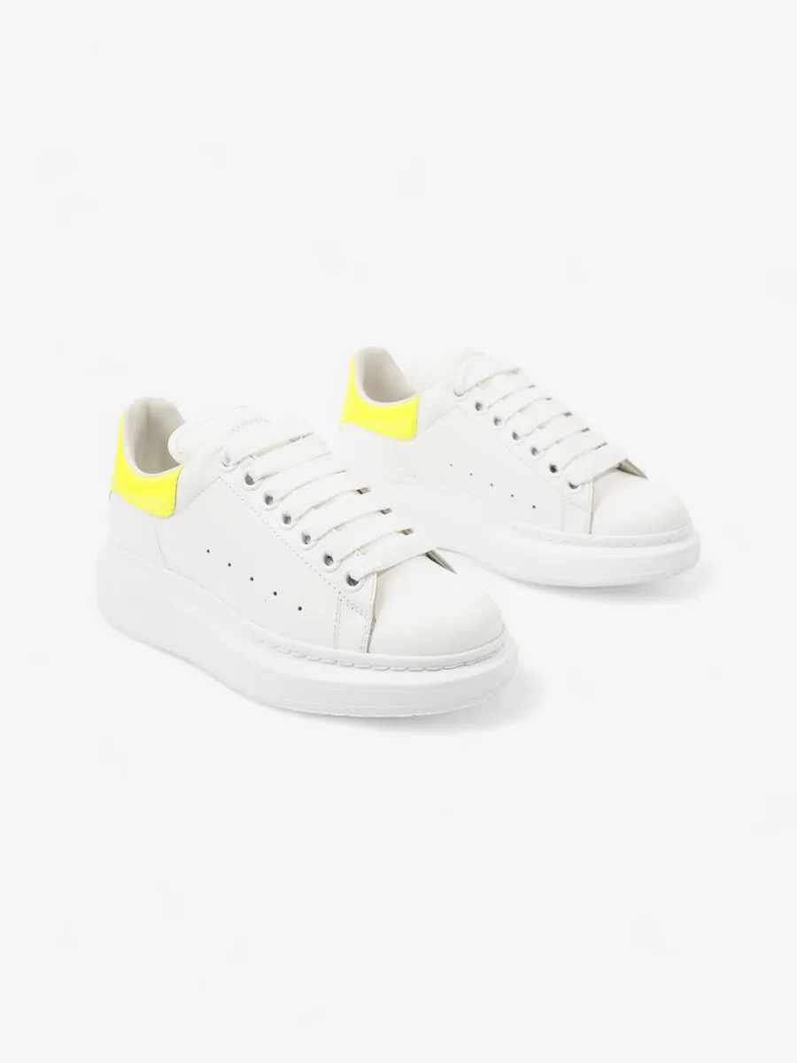 Oversized Sneakers White / Yellow Leather EU 36 UK 3