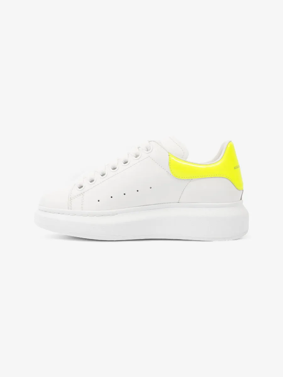 Oversized Sneakers White / Yellow Leather EU 36 UK 3