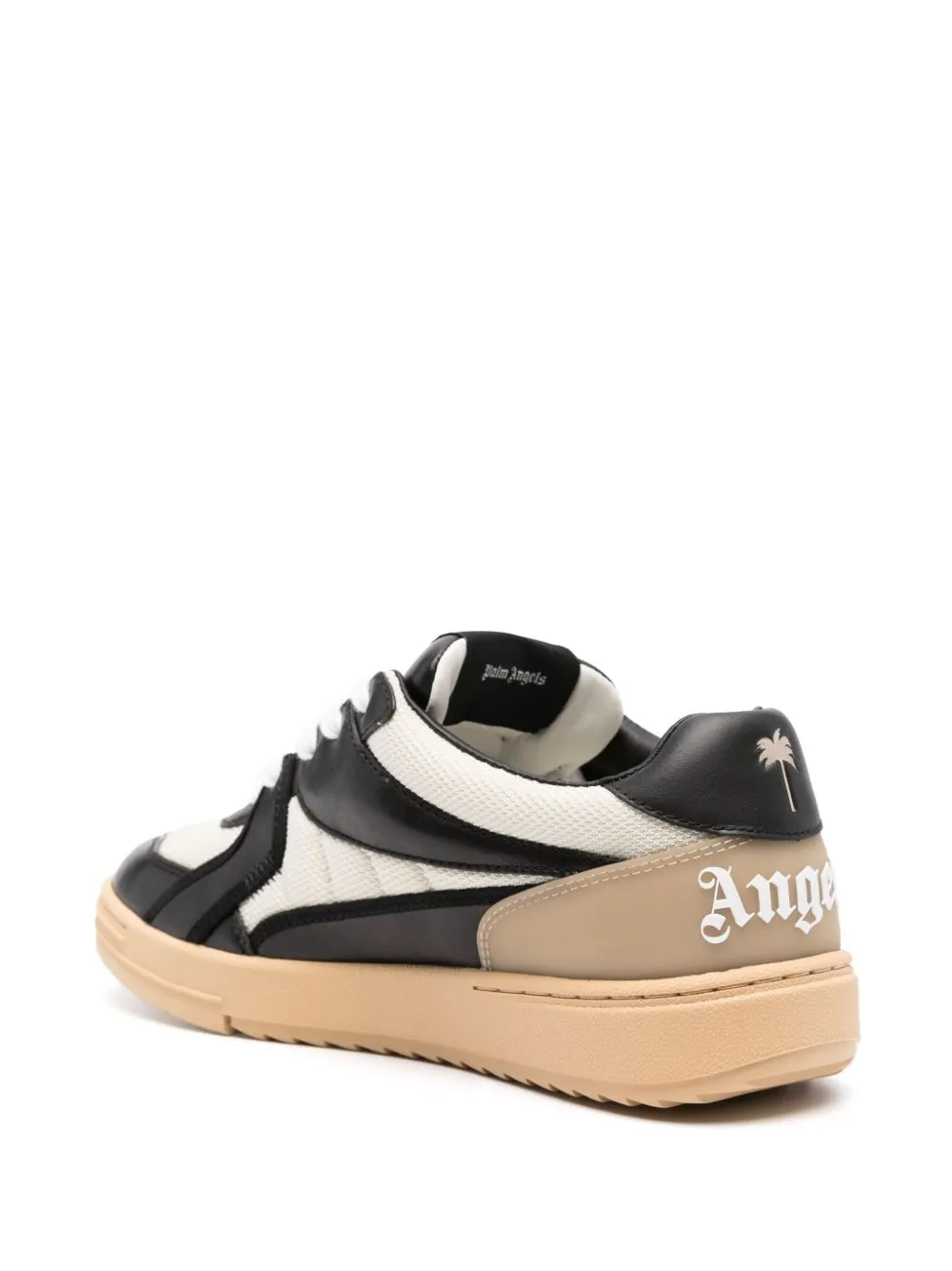 Palm Angels    Palm Angels Palm University Leather Sneakers