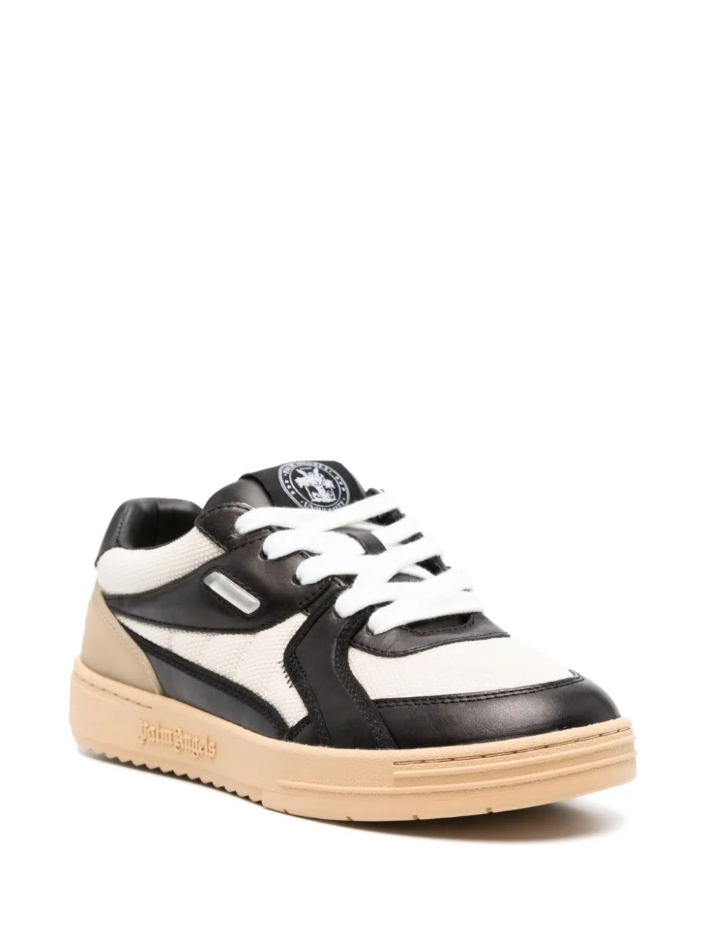 Palm Angels    Palm Angels Palm University Leather Sneakers