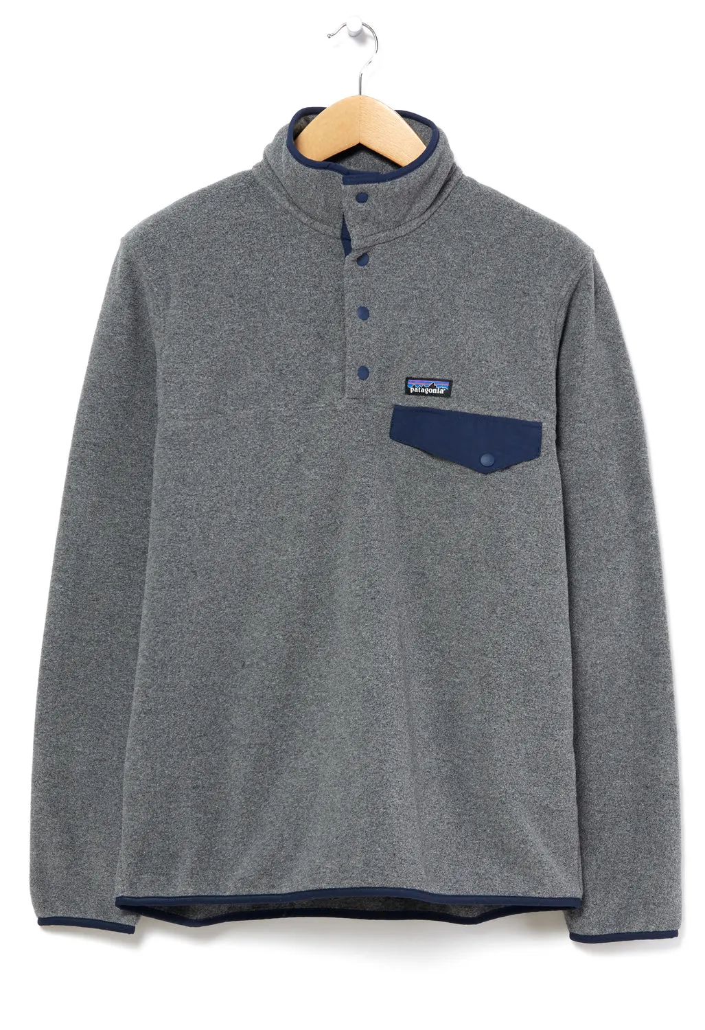 Patagonia Lwt Synchilla Snap-T Men's Pullover - Nickel