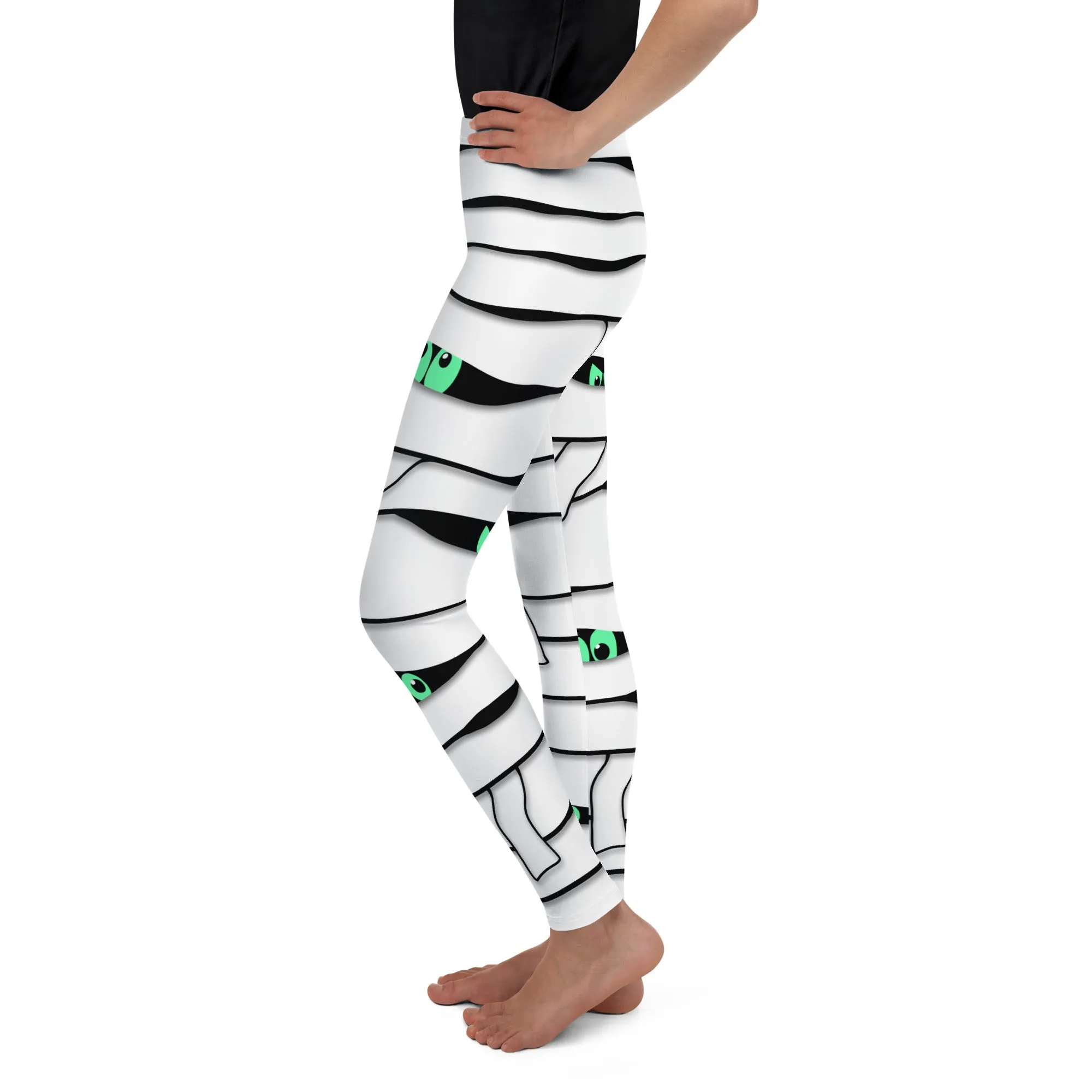 Peek-a-Boo Mummy Youth Leggings