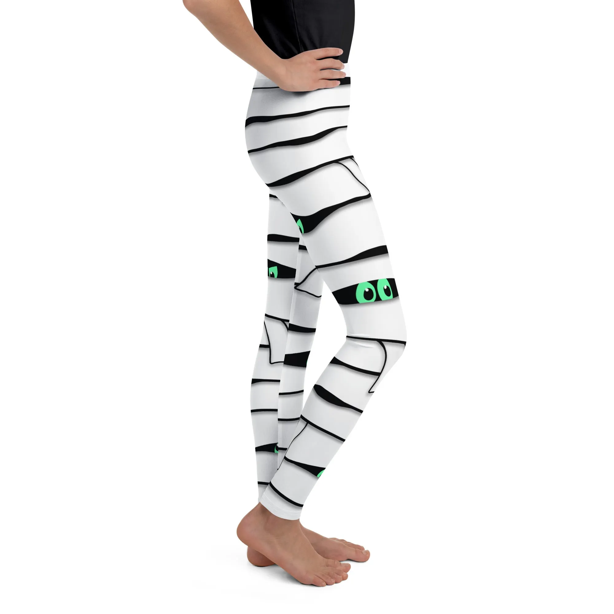 Peek-a-Boo Mummy Youth Leggings