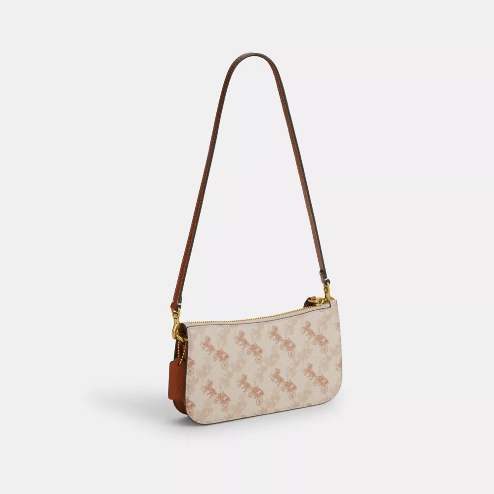 PENN SHOULDER BAG WITH HORSE AND CARRIAGE PRINT