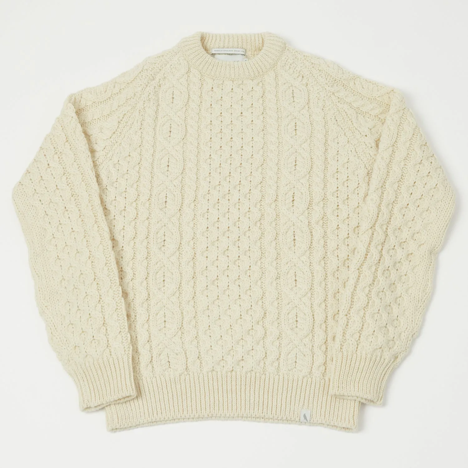 Peregrine Hudson Aran Jumper - Ecru