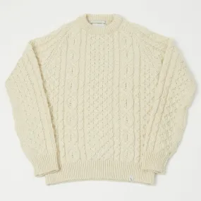 Peregrine Hudson Aran Jumper - Ecru