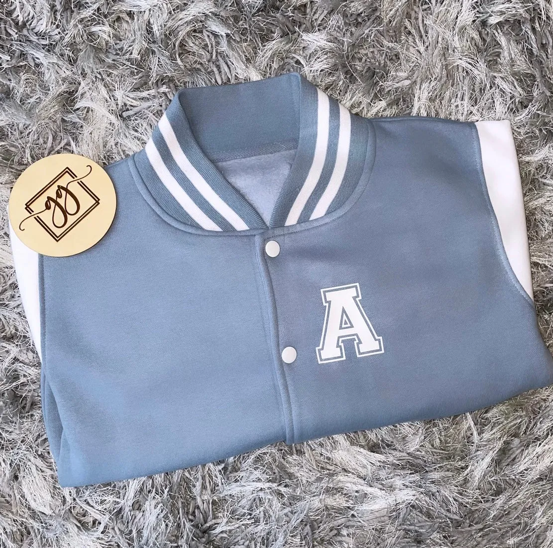 Personalised Name & Number Varsity Jacket