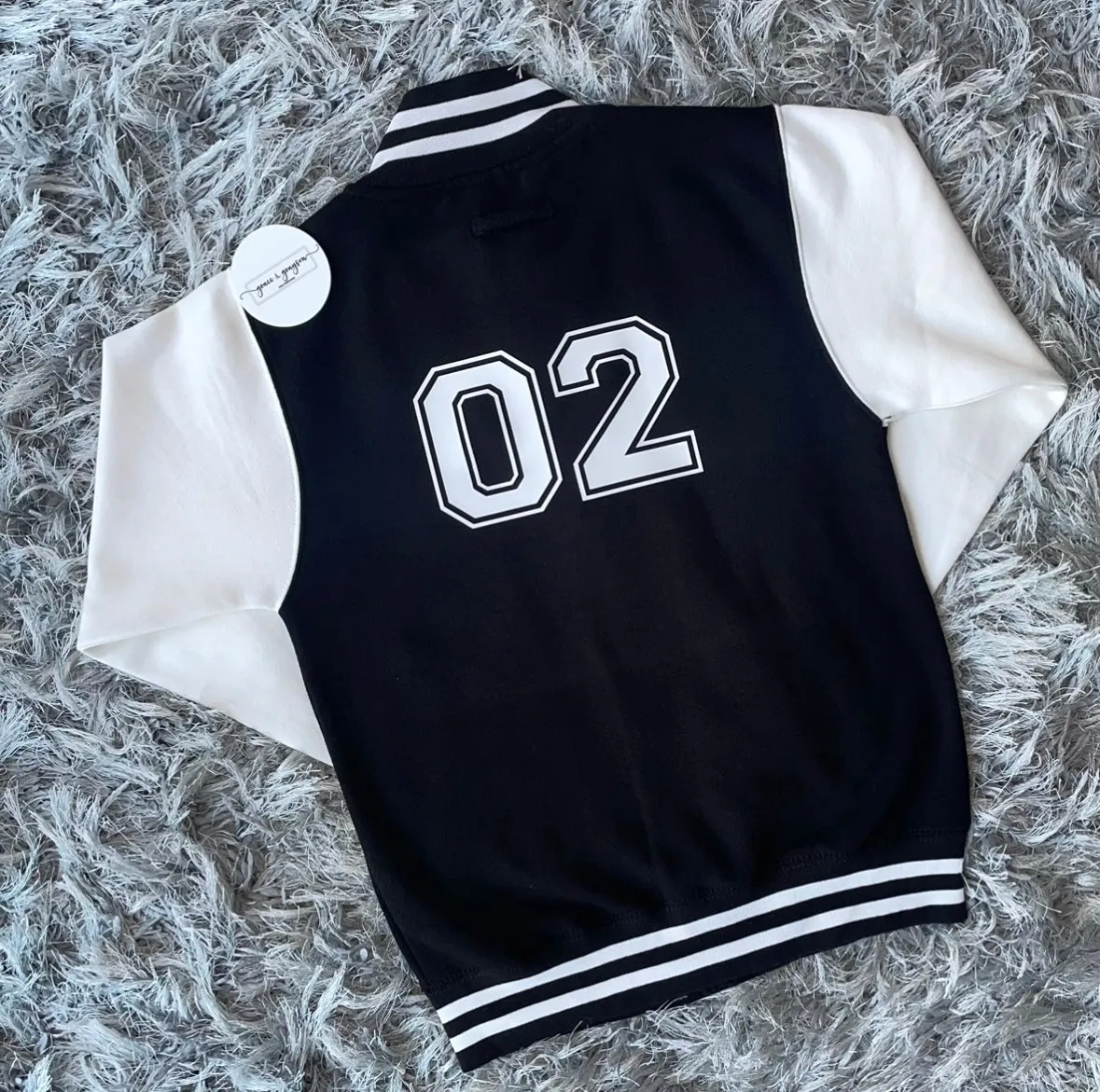 Personalised Name & Number Varsity Jacket