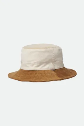 Petra Packable Bucket Hat - Dove/Vanilla