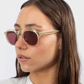 Pinto Sunglasses (Champagne + Pink)