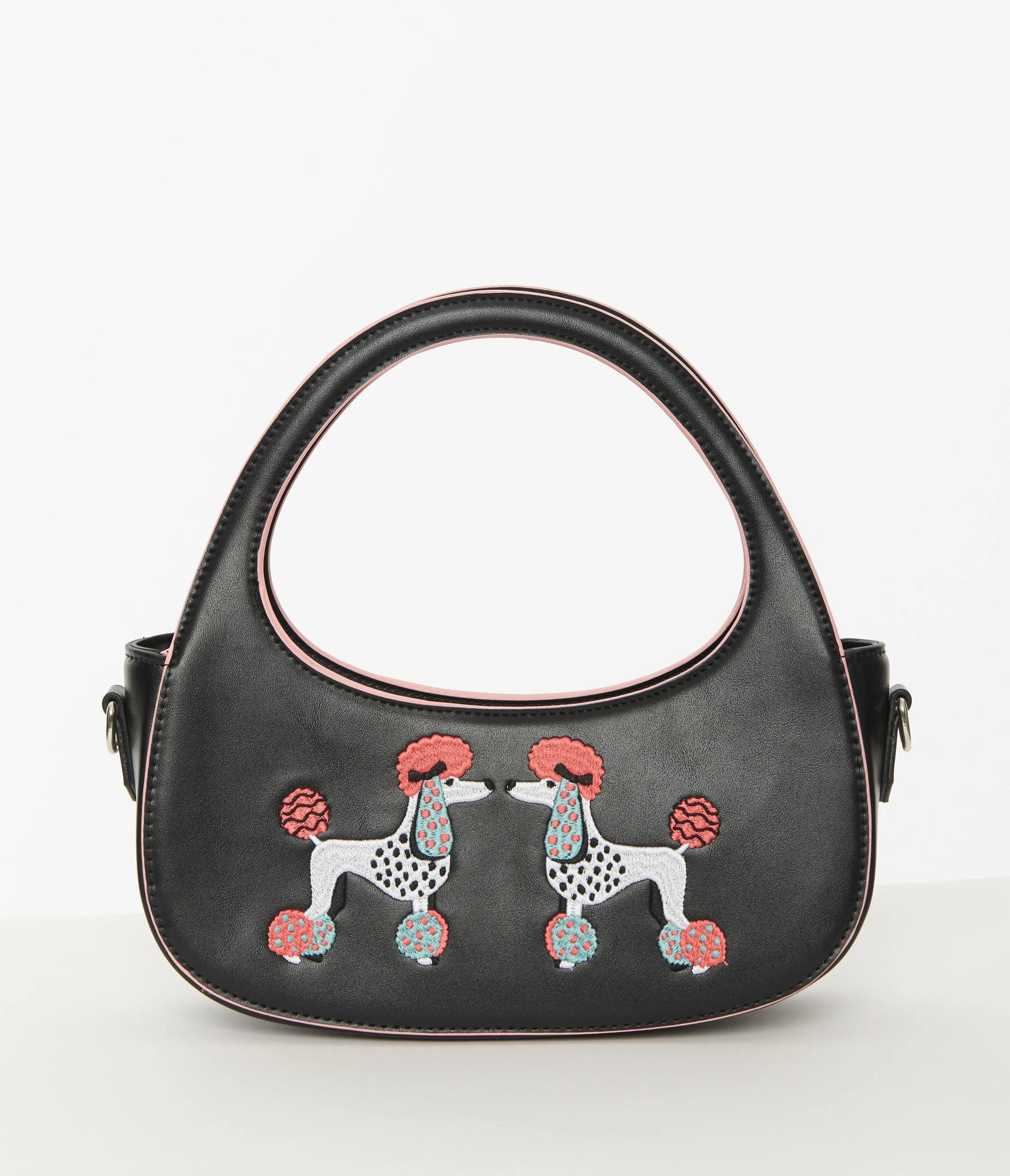 Poodle Leatherette Handbag