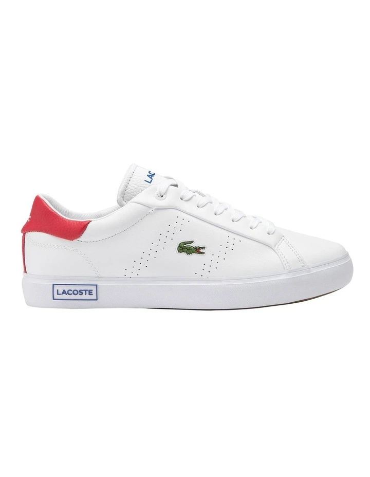 Powercourt 2.0 Contrasted Leather Sneakers in White