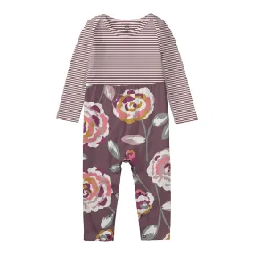 Print Mix Baby Romper - Turkish Rose