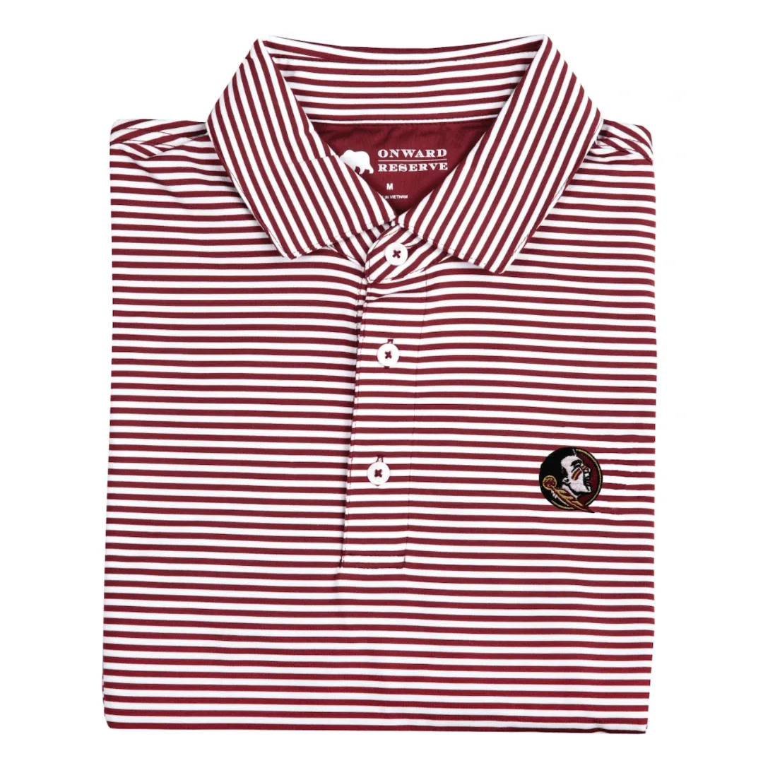 Pro Stripe FSU Seminole Performance Polo