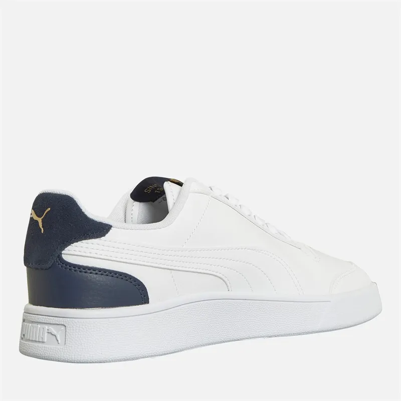 Puma Mens Shuffle Trainers White/Blue