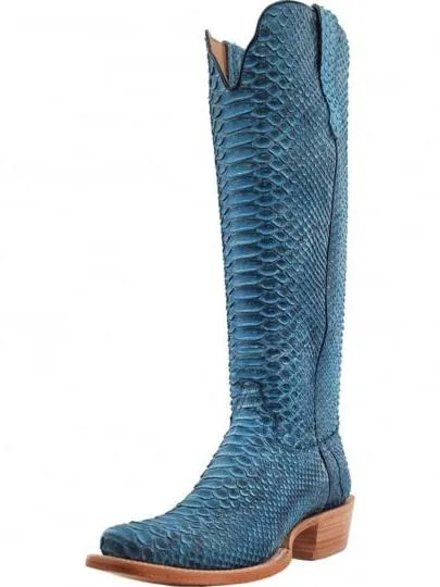 R. Watson Denim Python Ladies' Boot