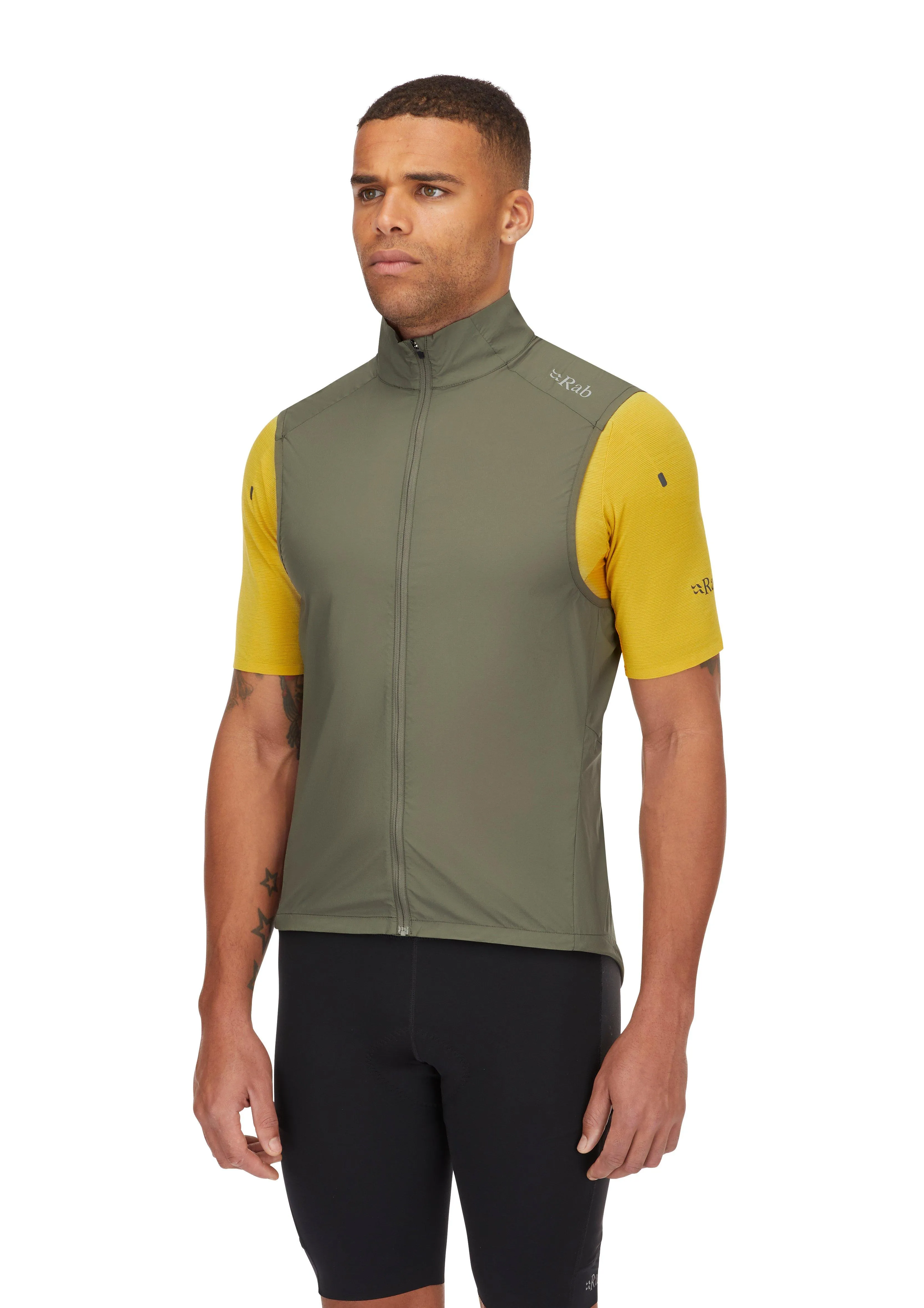 Rab Cinder Men's Windveil Vest - Green | Tiso