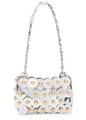 RABANNE Sparkle Nano Sphere embellished nylon shoulder bag -                         -                     -                