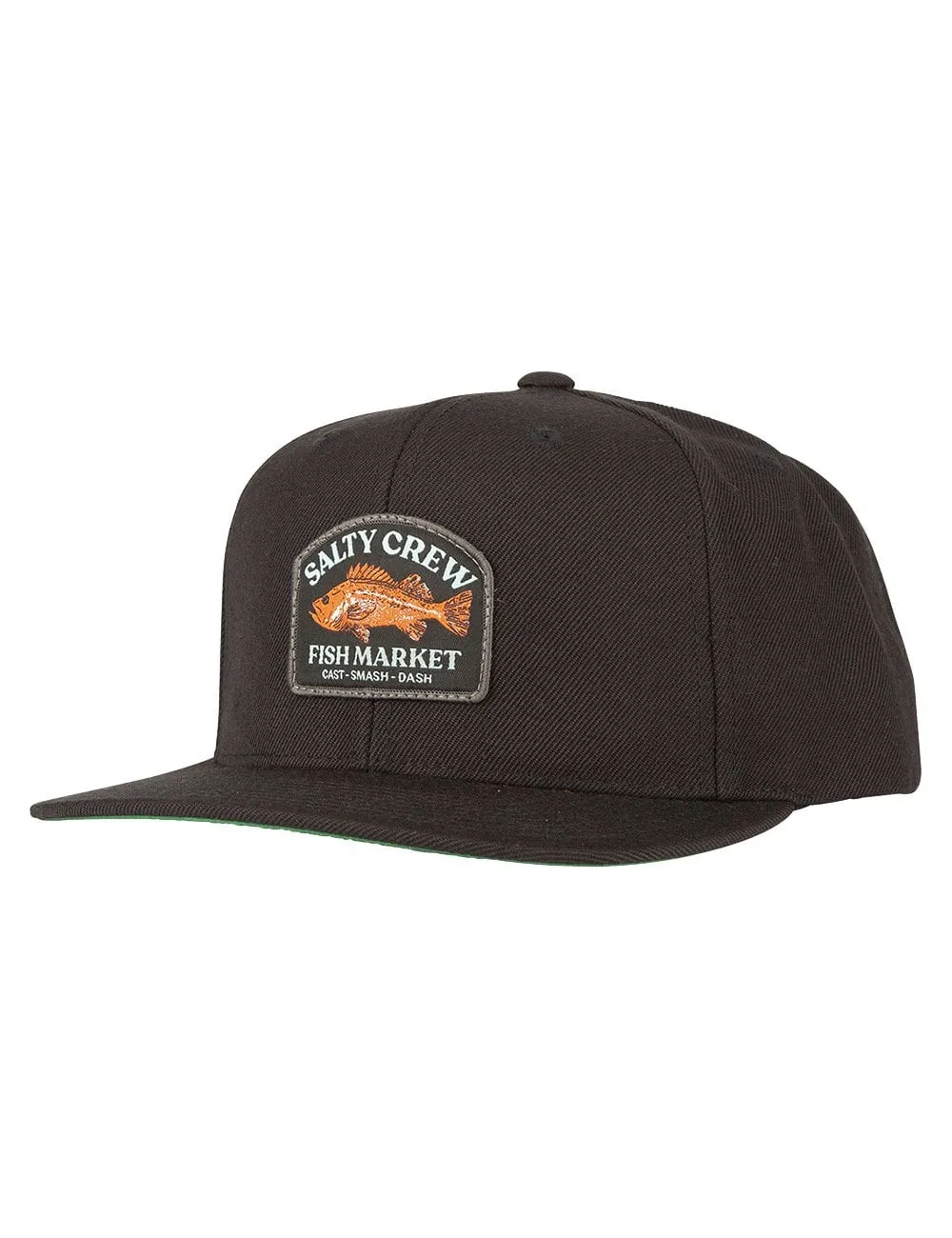 Red Rock 6 Panel Hat - Black