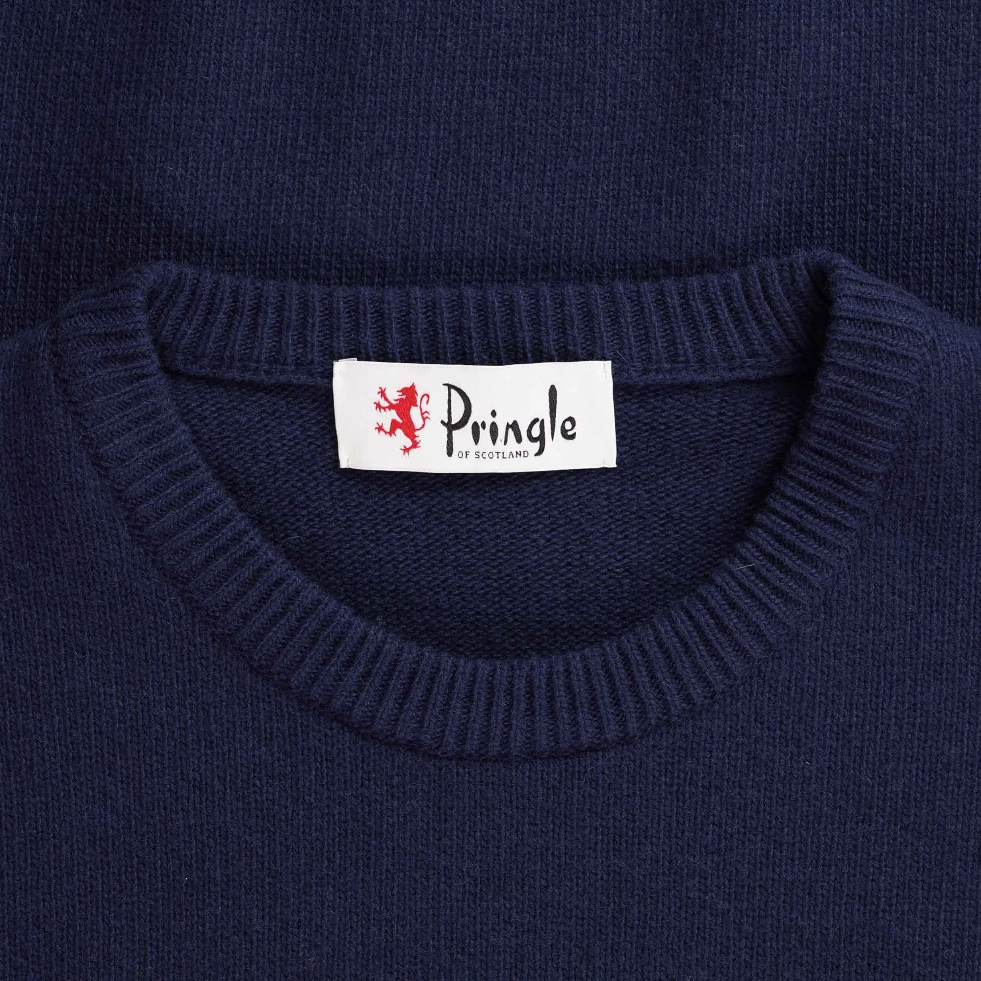 Round Neck Jumper - Navy