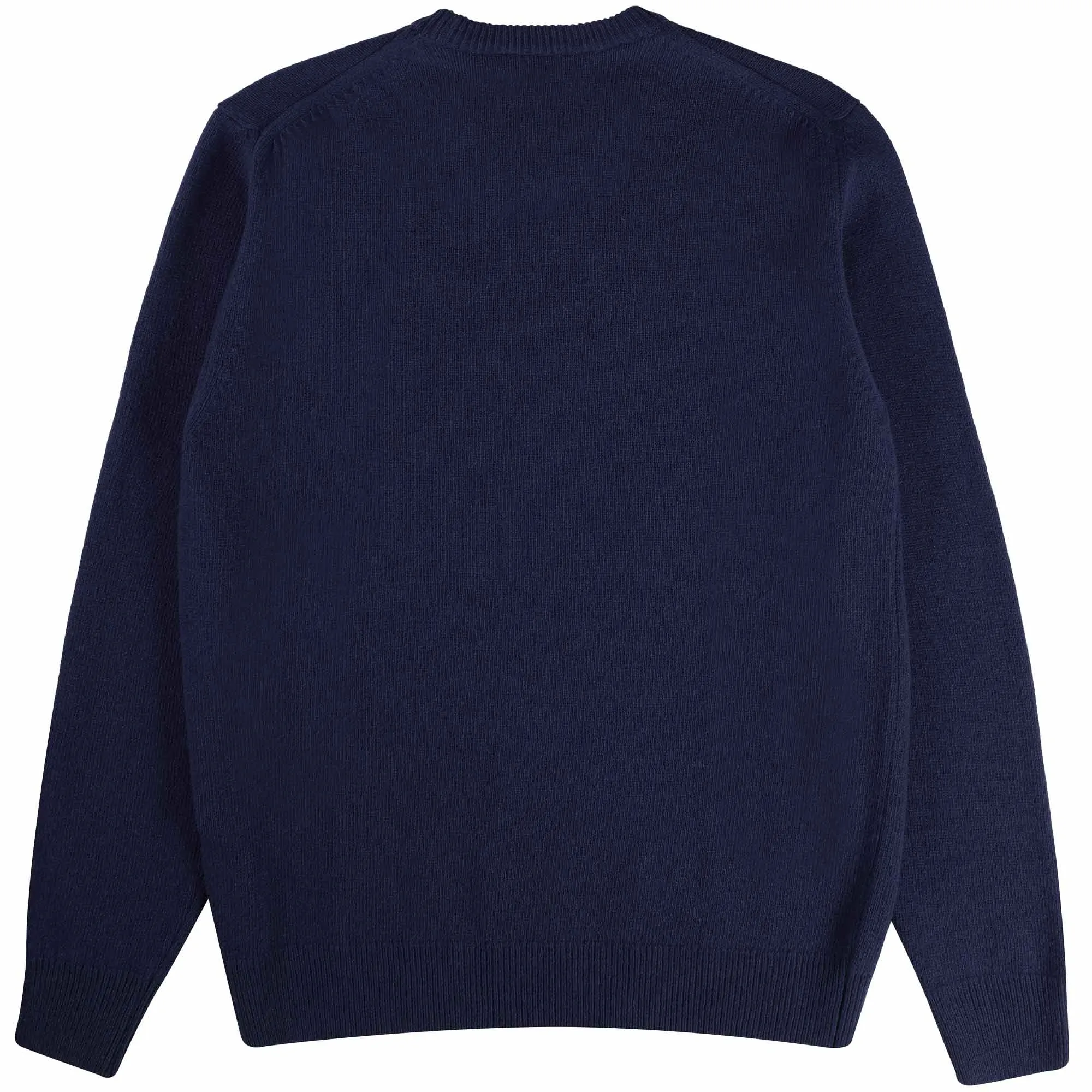 Round Neck Jumper - Navy