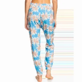 Roxy EASY PEASY JOGGERS IN AZURE BLUE PALM ISLAND