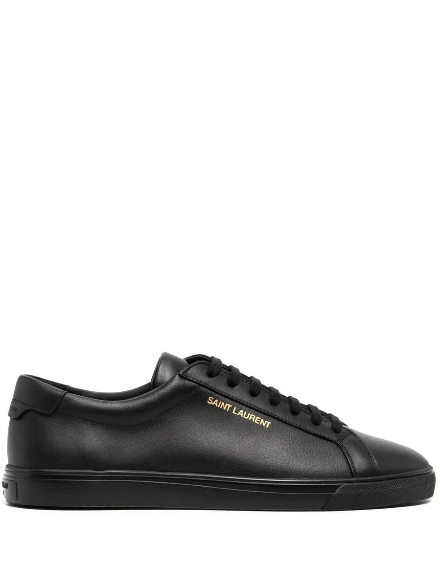 Saint Laurent    Saint Laurent Andy Leather Sneakers