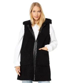 Sam Edelman Compact Curly Hooded Vest Women's