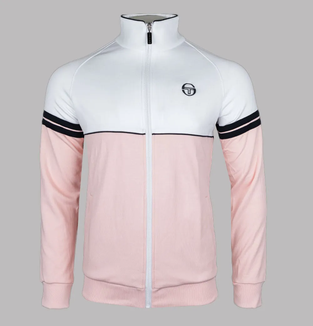 Sergio Tacchini Orion Tracksuit Top Seashell Pink/White