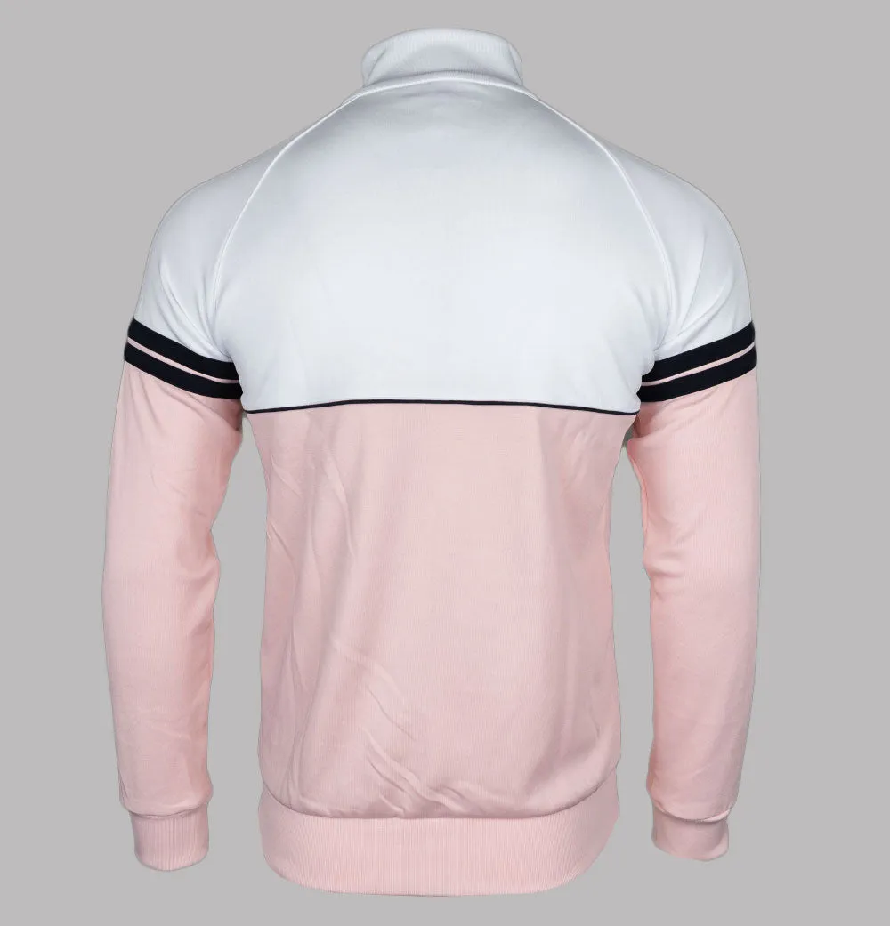 Sergio Tacchini Orion Tracksuit Top Seashell Pink/White