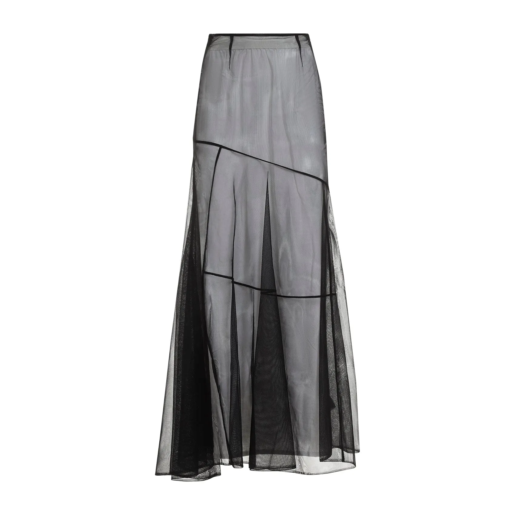 SHEER BIAS CUT SKIRT