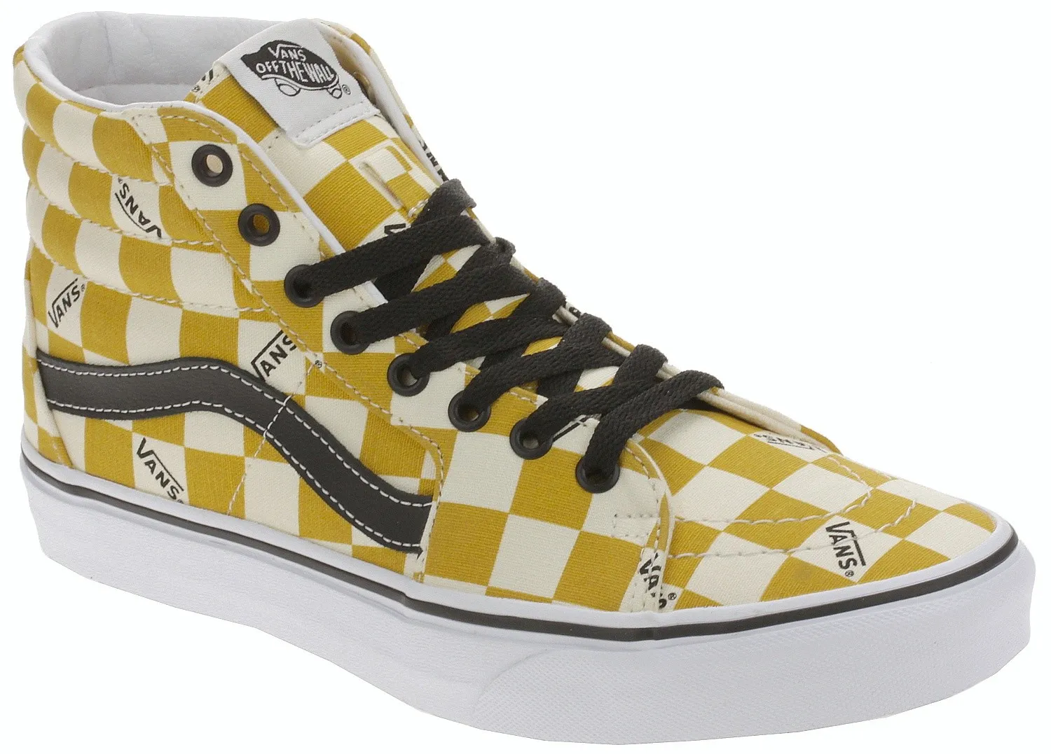 shoes Vans SK8-Hi - Big Check/Yolk Yellow/True White