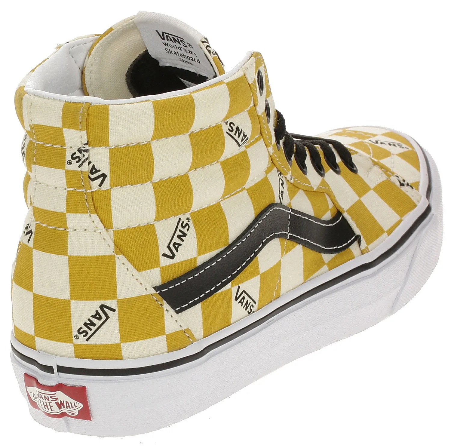 shoes Vans SK8-Hi - Big Check/Yolk Yellow/True White