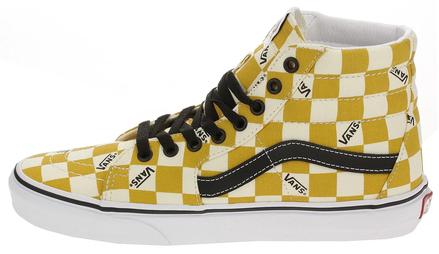 shoes Vans SK8-Hi - Big Check/Yolk Yellow/True White