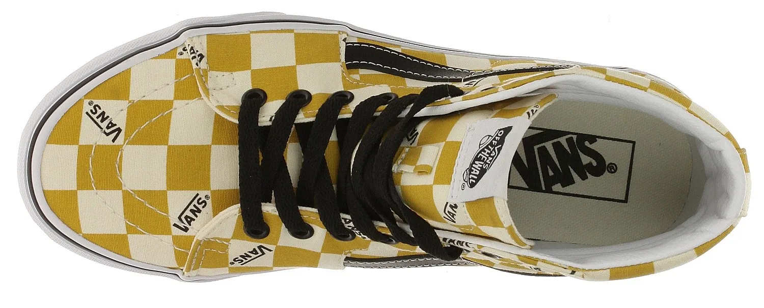 shoes Vans SK8-Hi - Big Check/Yolk Yellow/True White