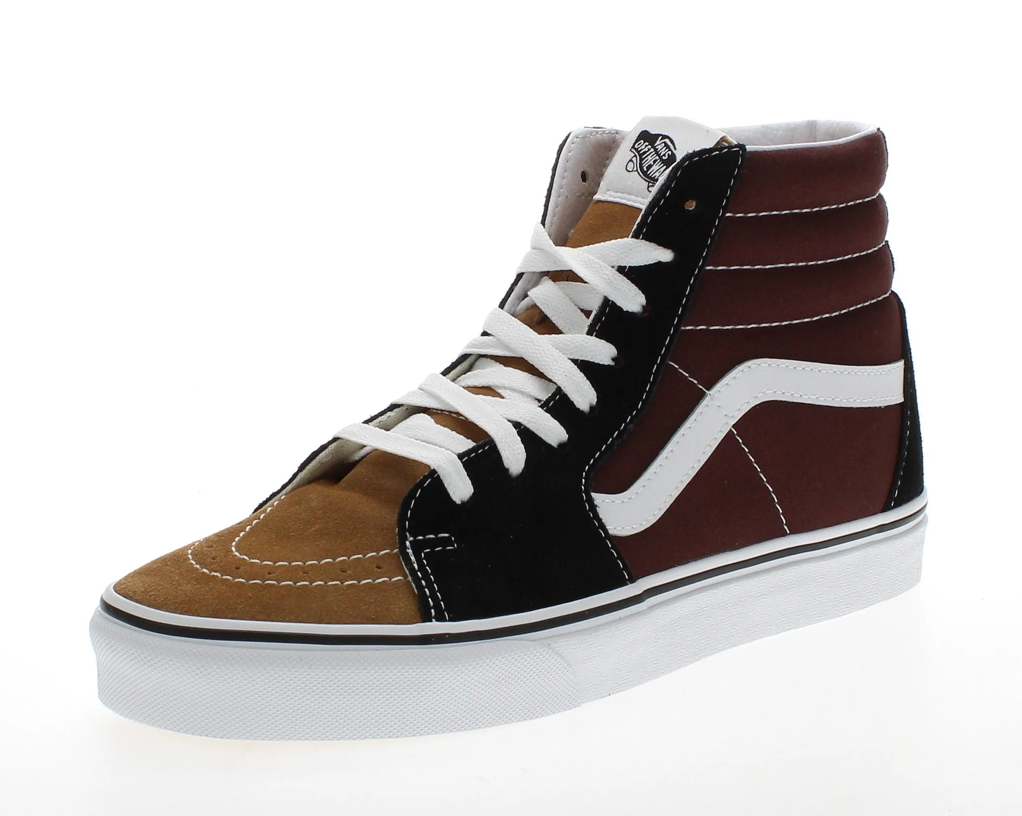 shoes Vans Sk8-Hi - Color Block Black/Brown