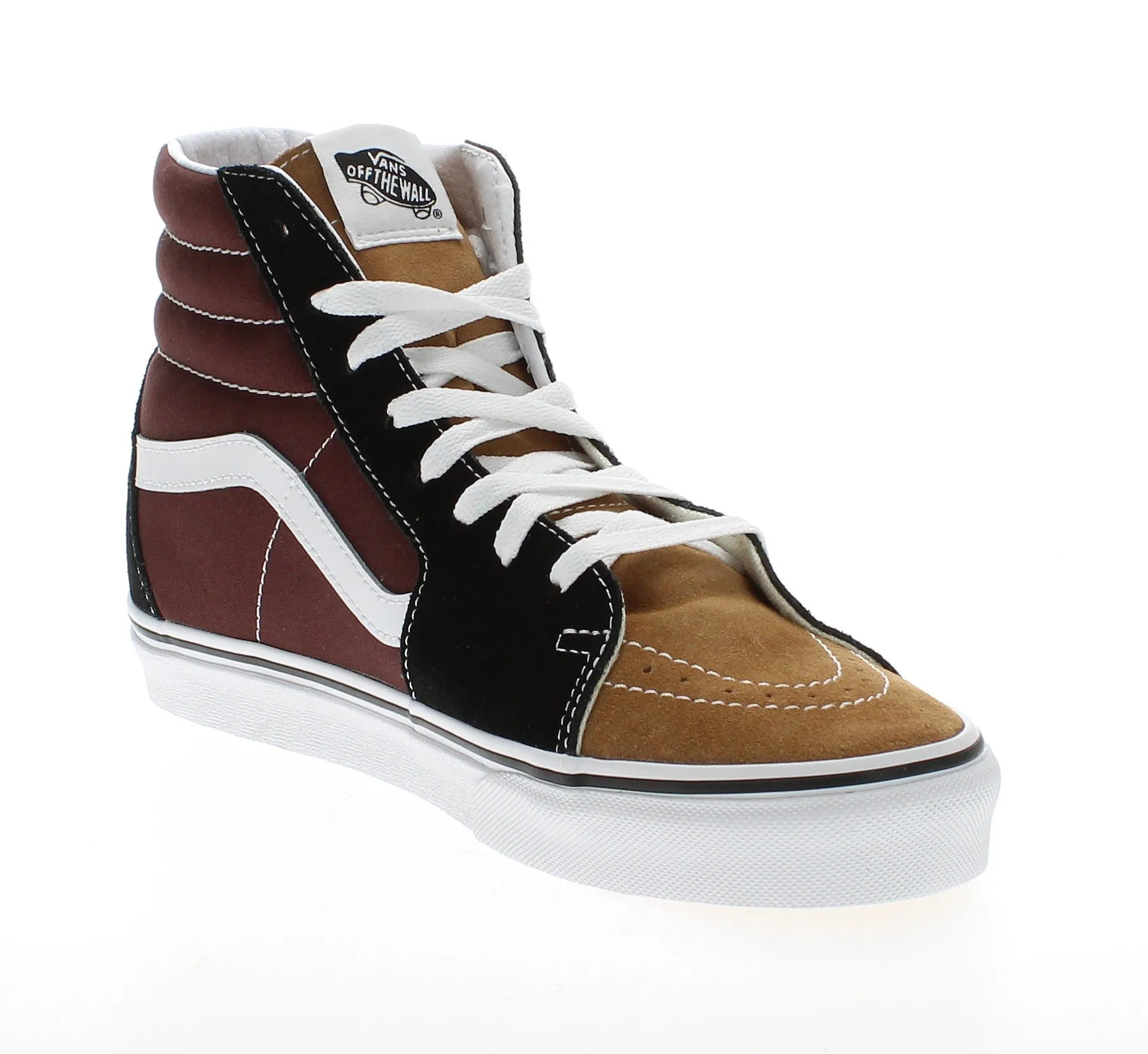 shoes Vans Sk8-Hi - Color Block Black/Brown