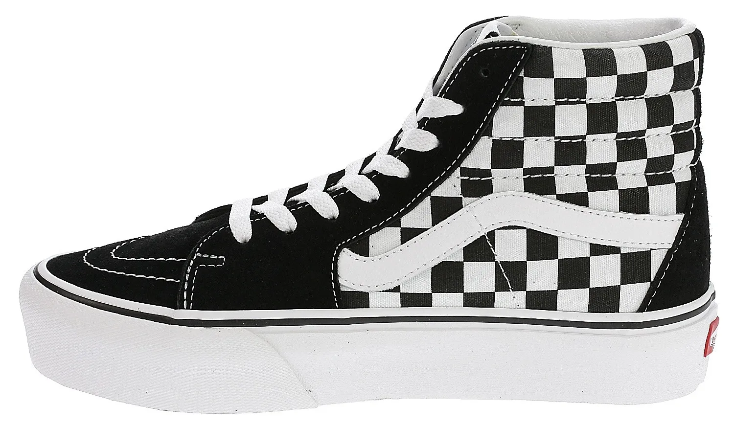 shoes Vans Sk8-Hi Platform 2 - Checkerboard/True White