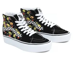 shoes Vans Sk8-Hi Platform 2.0 - Poppy Checkerboard Black/Multi