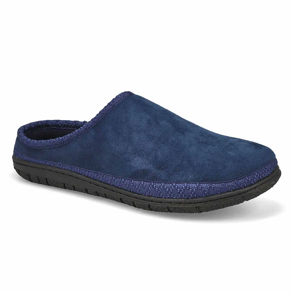 Soft Moc Mens Saturn 2 Memory Foam Slipper - Navy