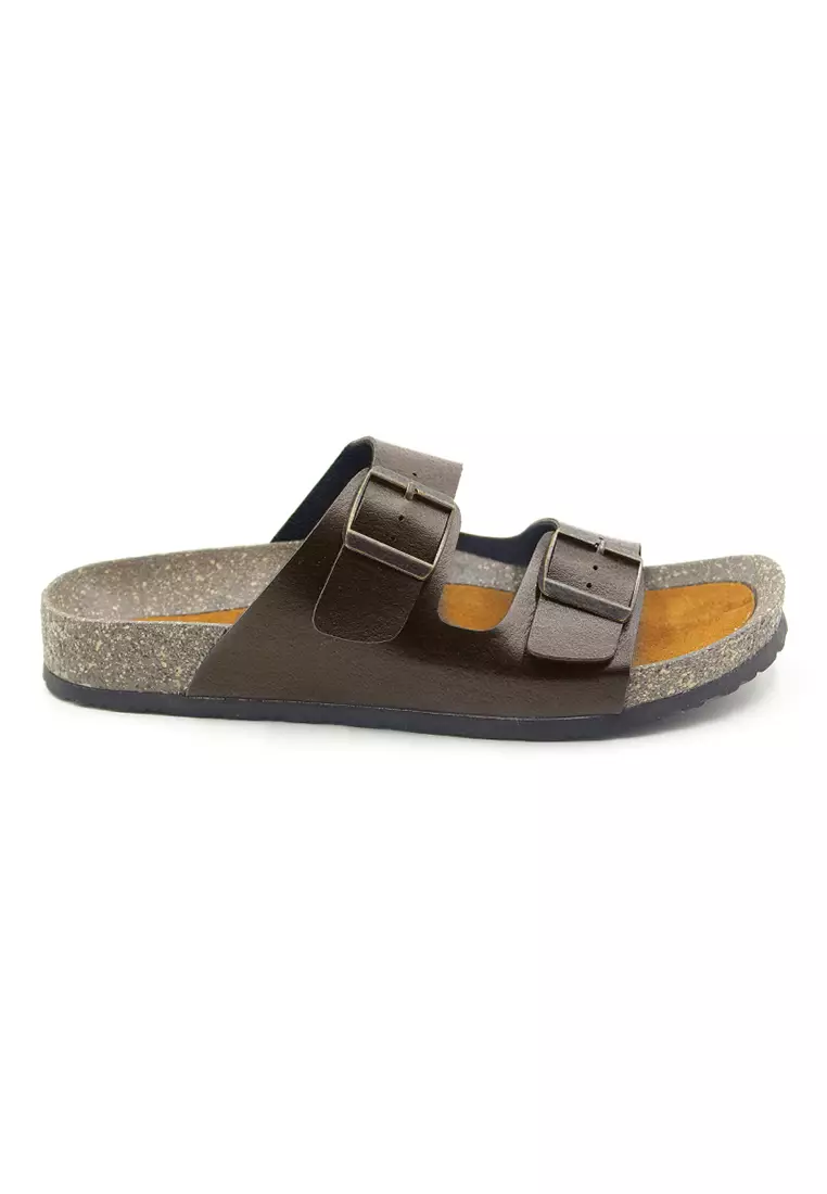 SoleSimple Athens - Dark Brown Leather Sandals & Flip Flops & Slipper