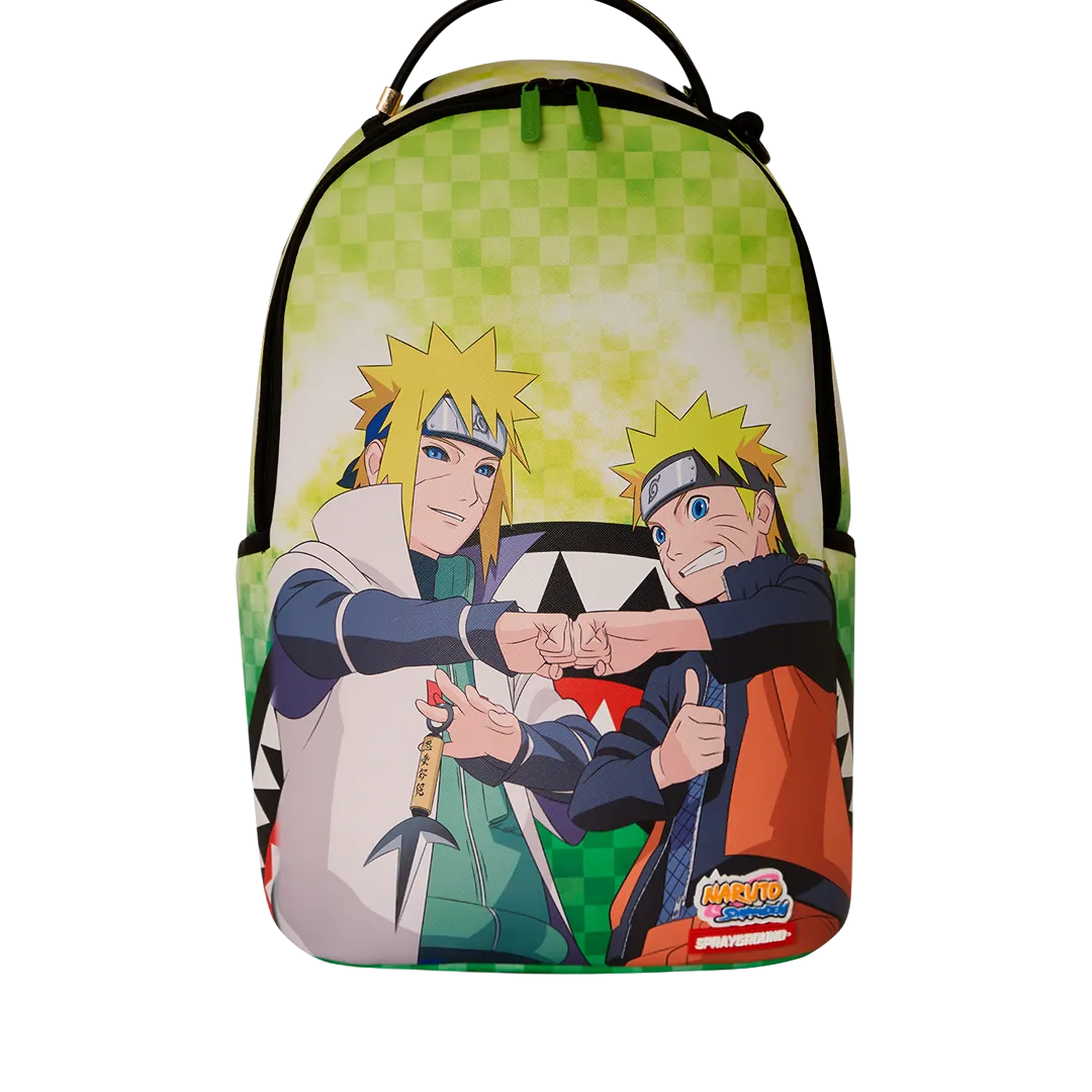 Sprayground Naruto Big Pops Backpack - Green / Orange / Yellow / Blue