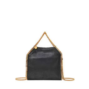 Stella McCartney  Falabella Mini Hobo Bag - Stella Mccartney -  Black  - Leather Vegan